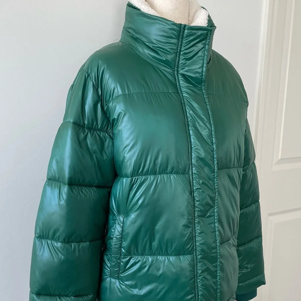 NWT Koolaburra by UGG Women's Green Puffer Jacket - Picture 2 of 11